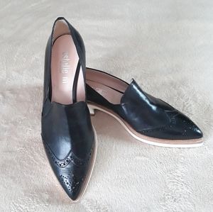 estelle m Black & White Wingtip Oxford